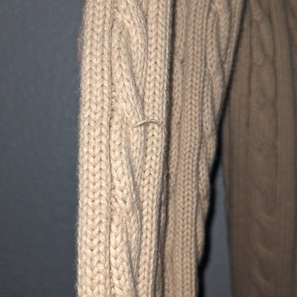 L.L. Bean Cable Knit Cardigan - Picture 4 of 11
